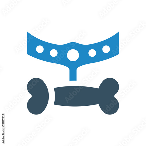 collar icon vector illustration