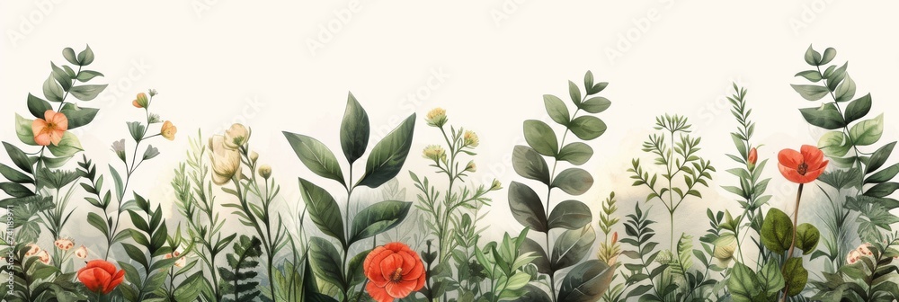 Colorful flower on a monochrome background. Vibrant petals bloom from a delicate annual plant, contrasting beautifully against a tranquil backdrop - obrazy, fototapety, plakaty 