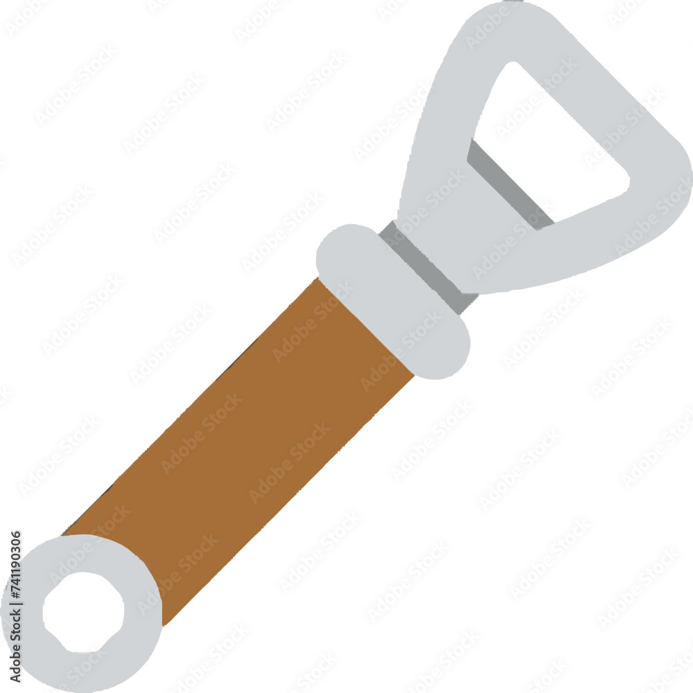 Bottle opener vector isolated Bottle opener vector isolated