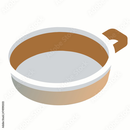 Baking Pan vector isolated