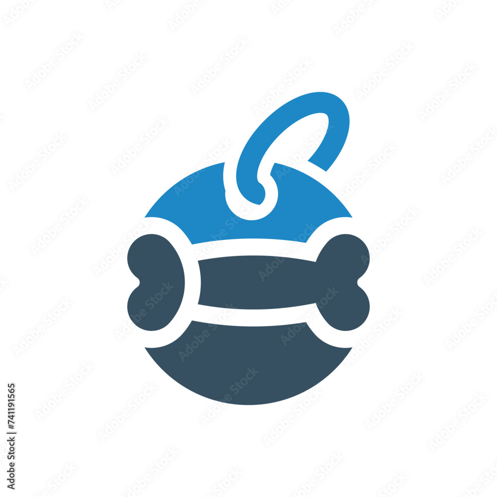 dog medal icon vector illustration dog medal icon vector illustration