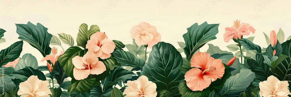 Colorful flower on a monochrome background. Vibrant petals bloom from a delicate annual plant, contrasting beautifully against a tranquil backdrop - obrazy, fototapety, plakaty 
