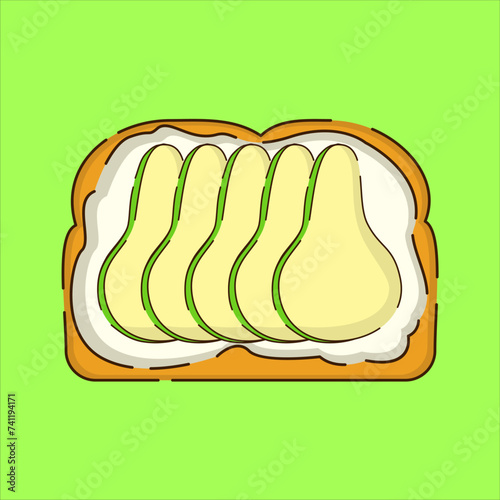 pear toast