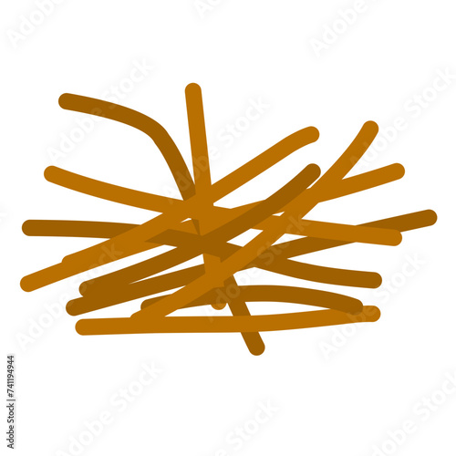 pile of dry twigs