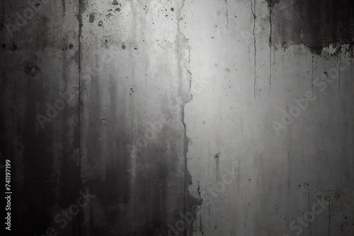 Grey grunge concrete wall background.