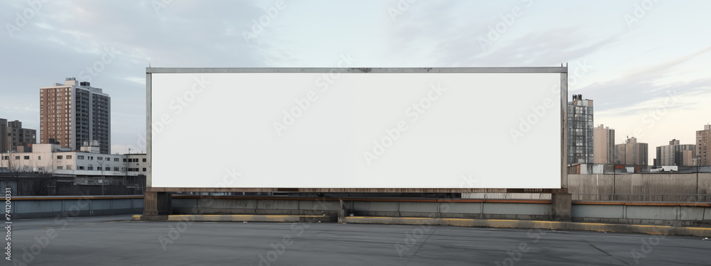 Large empty blank white billboard. Used for mock ups and others.
Large empty blank white billboard. Used for mock ups and others.