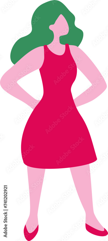Girl empowerment icon in SVG vector. Girl empowerment icon in SVG vector.