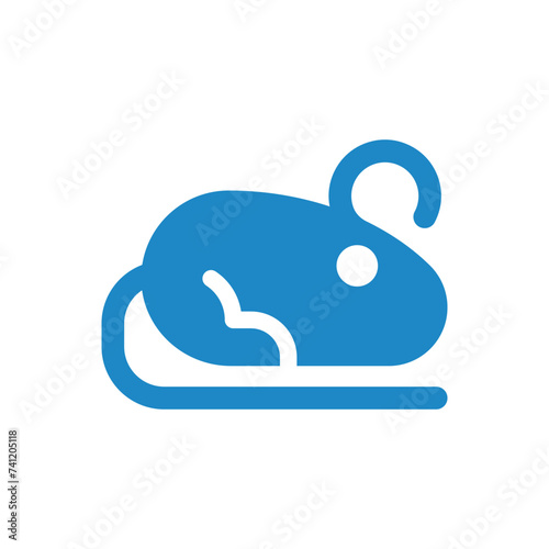 rat icon vector illustration