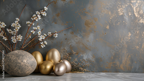 eggs on wooden texture background