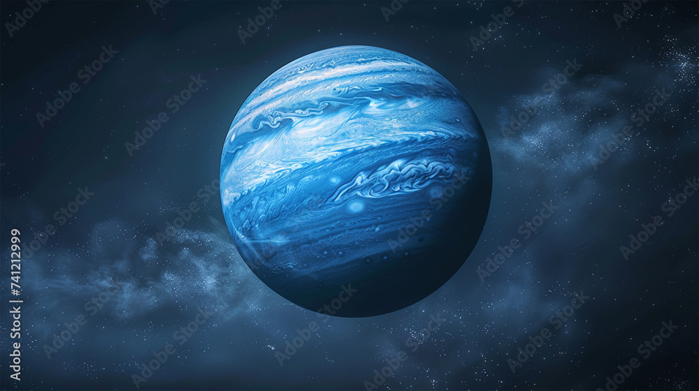 planet neptune in outer space