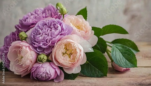 Elegant Bouquet of English Roses