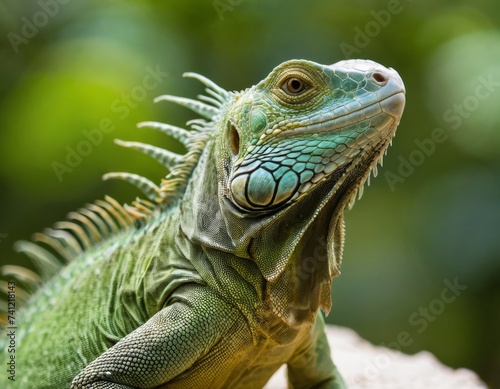 Green Iguana close-up