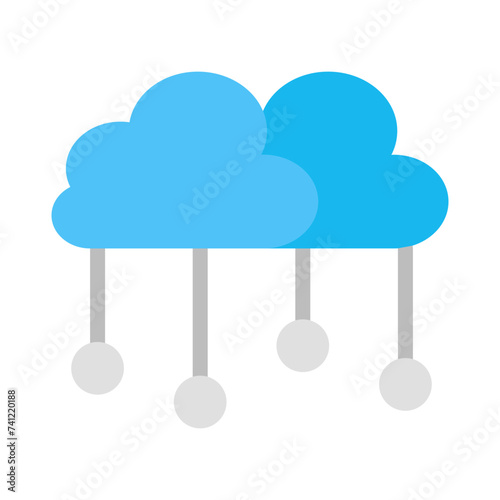 Hail Vector Flat Icon Design