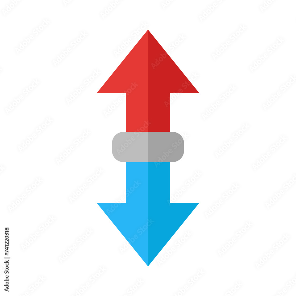 Up Down Vector Flat Icon Design Up Down Vector Flat Icon Design