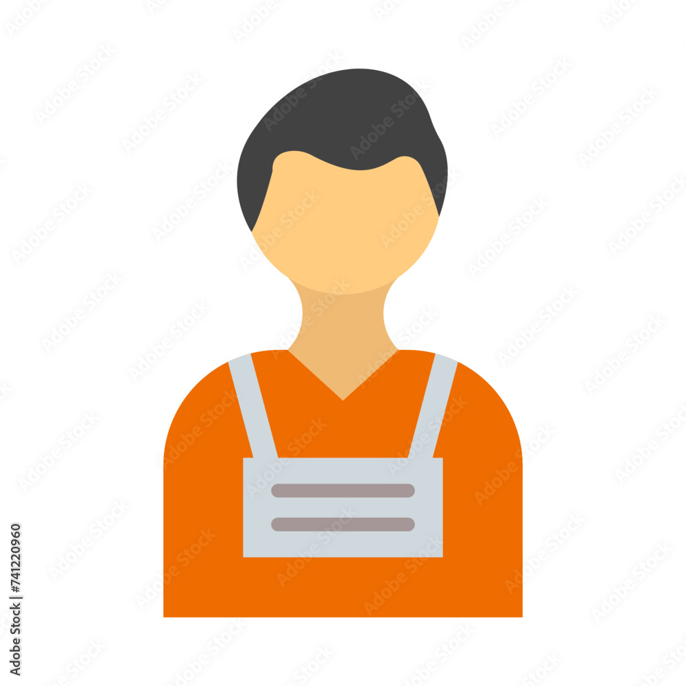 Mugshot Vector Flat Icon Design Mugshot Vector Flat Icon Design