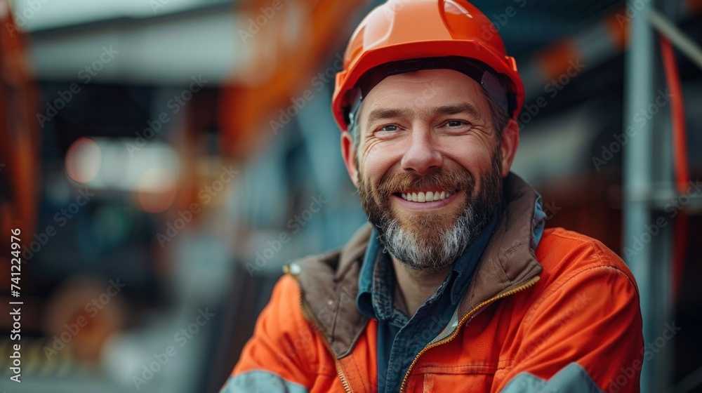 Happy Of Team Construction Worker Engineer Construction And Team Or