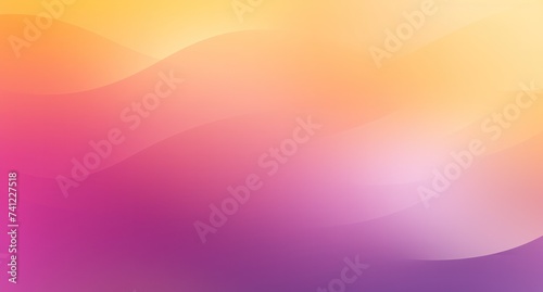 Pink yellow purple gradient blur smooth soft curve wallpaper
