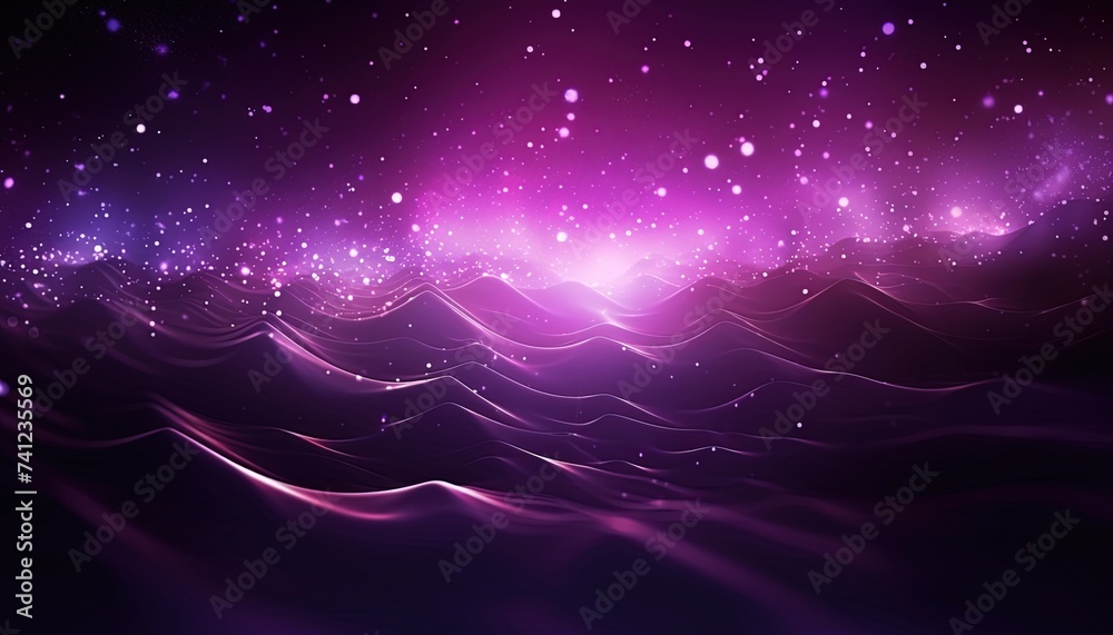Fototapeta premium Wavy modern background, big data concept, business futuristic background