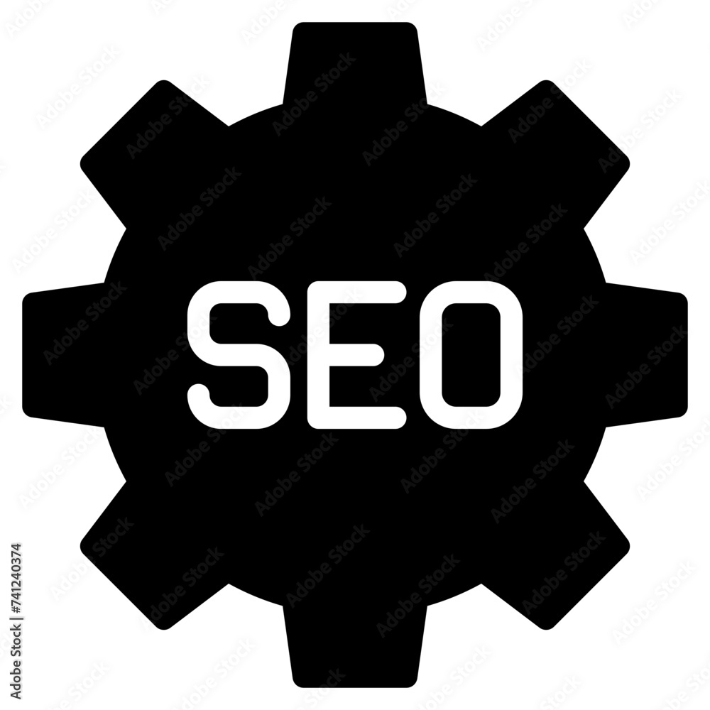 gear, seo icon