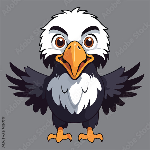 illustration of a cartoon eagle