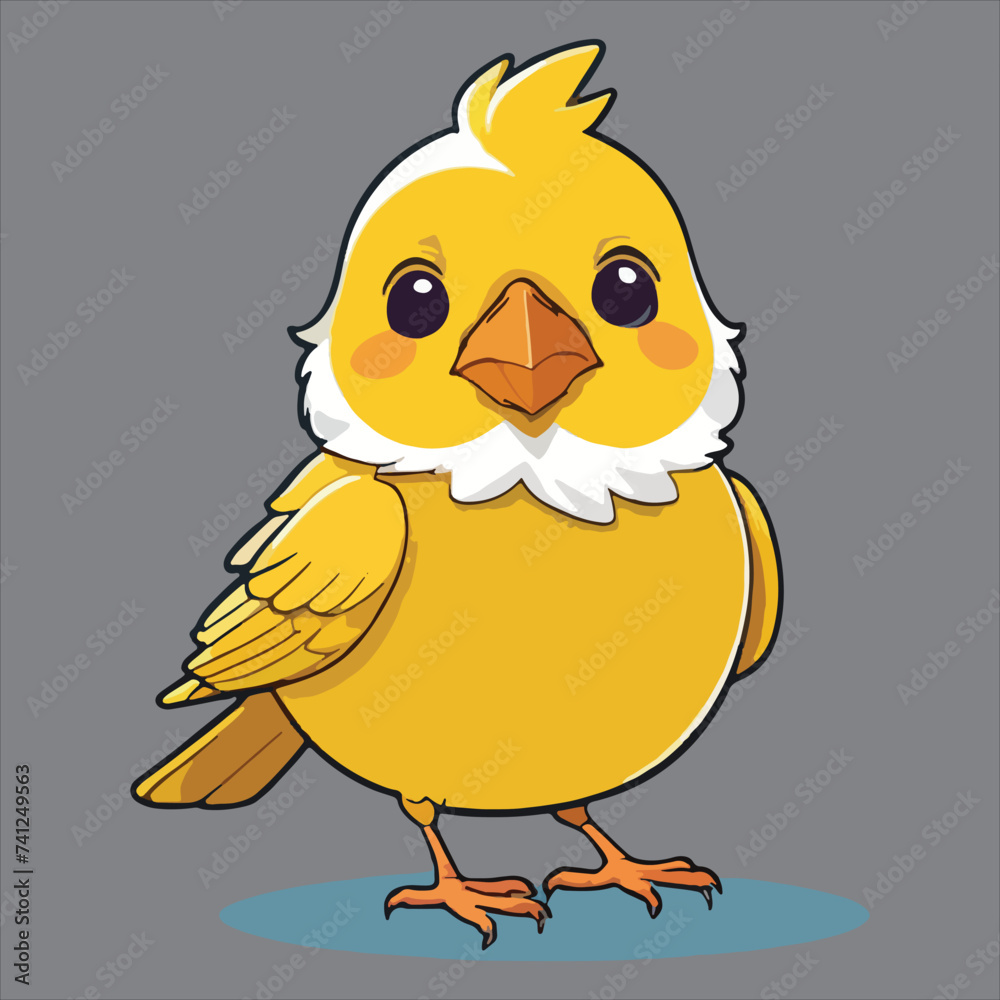 vector cute canary vector cute canary