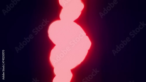 The energy hearts on a black backdrop