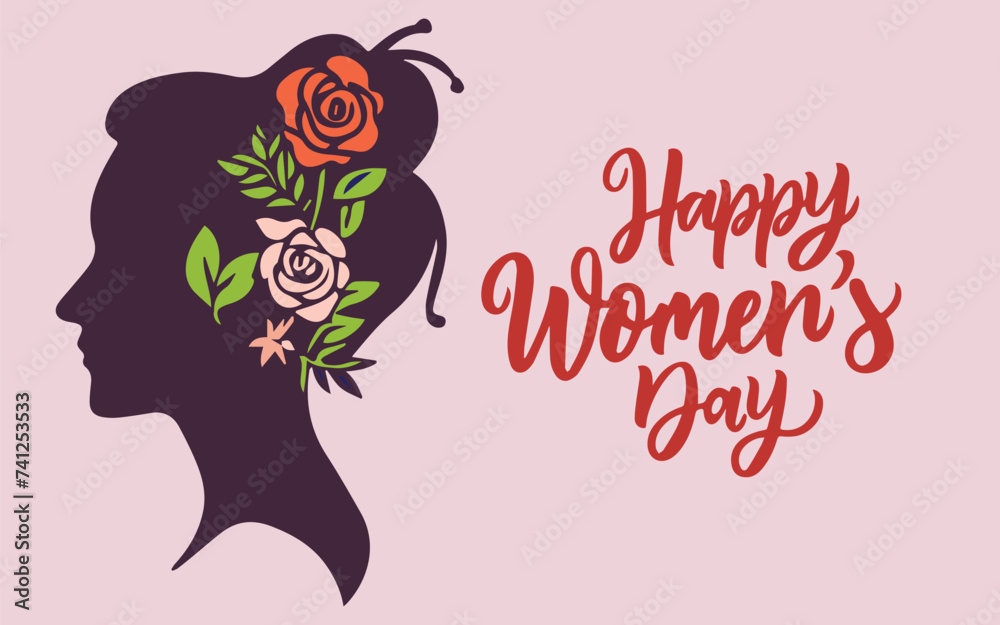 Inspire Inclusion. International women's day concept poster stock illustration Inspire Inclusion. International women's day concept poster stock illustration