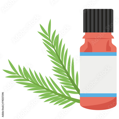 Rosemary flat icon design, beauty treatment 