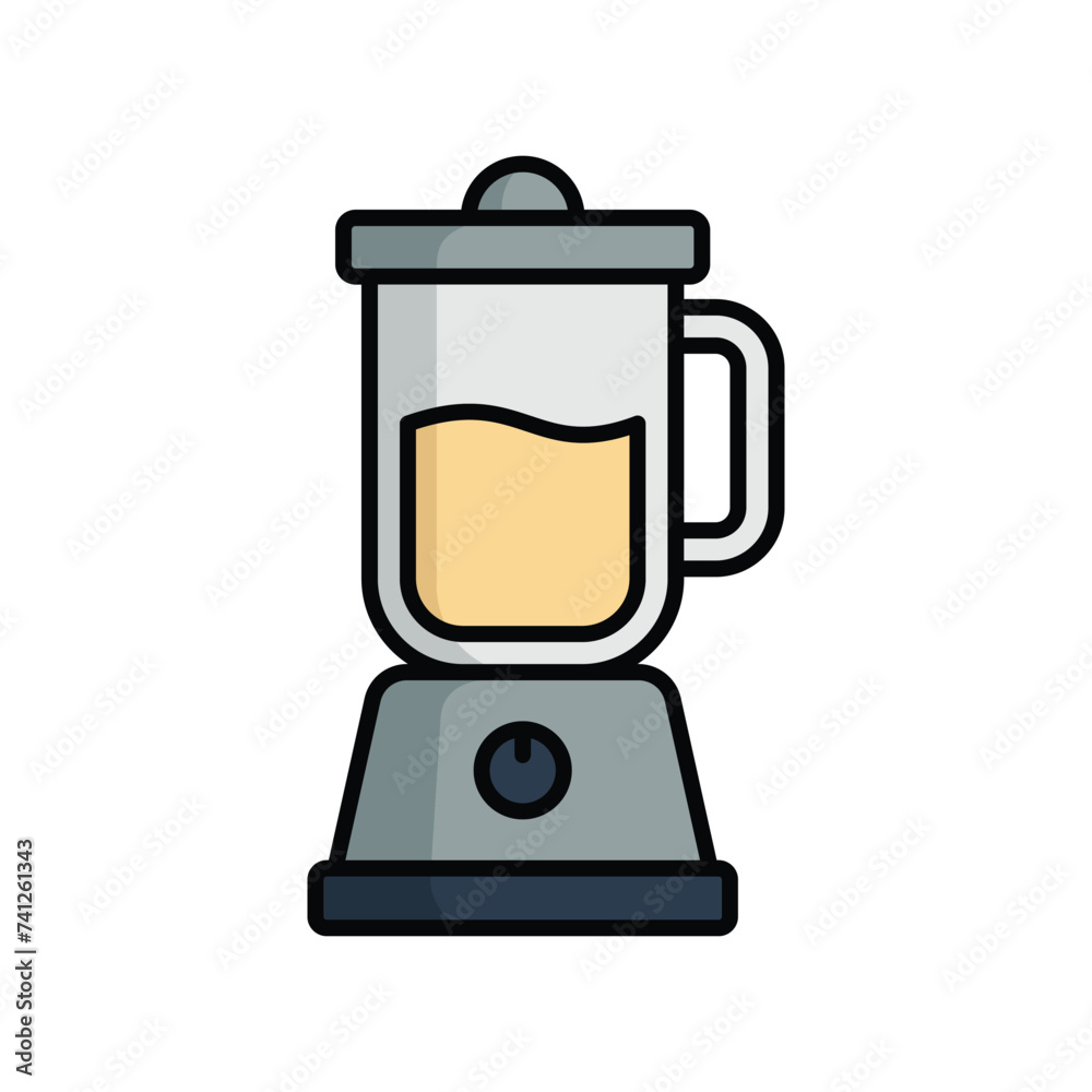 kitchen blender icon vector design template simple and clean