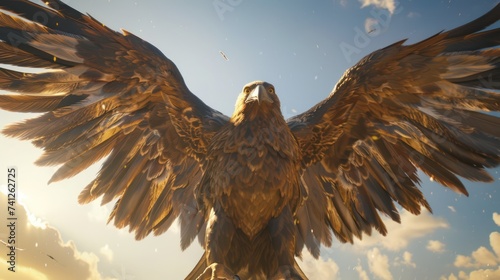 imperial roman golden eagle,