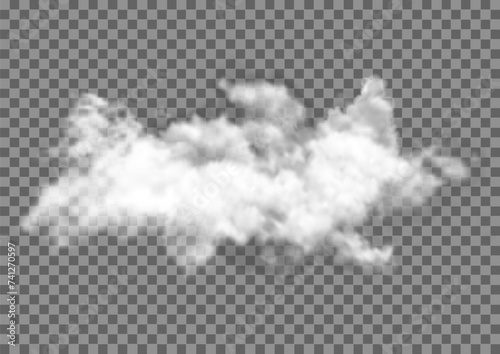 Realistic clouds vector illustration II