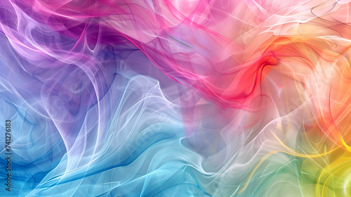 abstract multicolored background with lines and waves in the wind