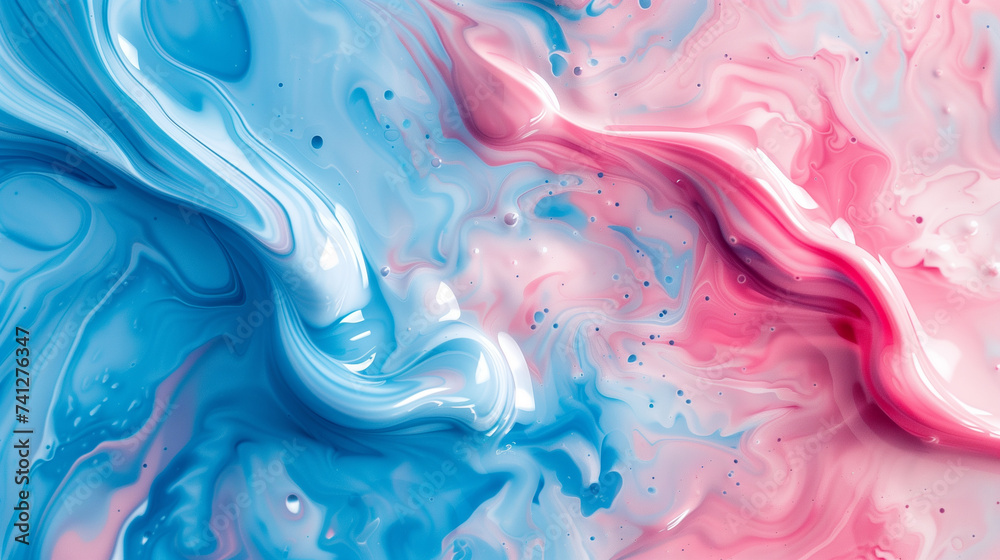 abstract background blue and pink liquid wallpaper, creative and relaxing business presentation background or website home page banner
