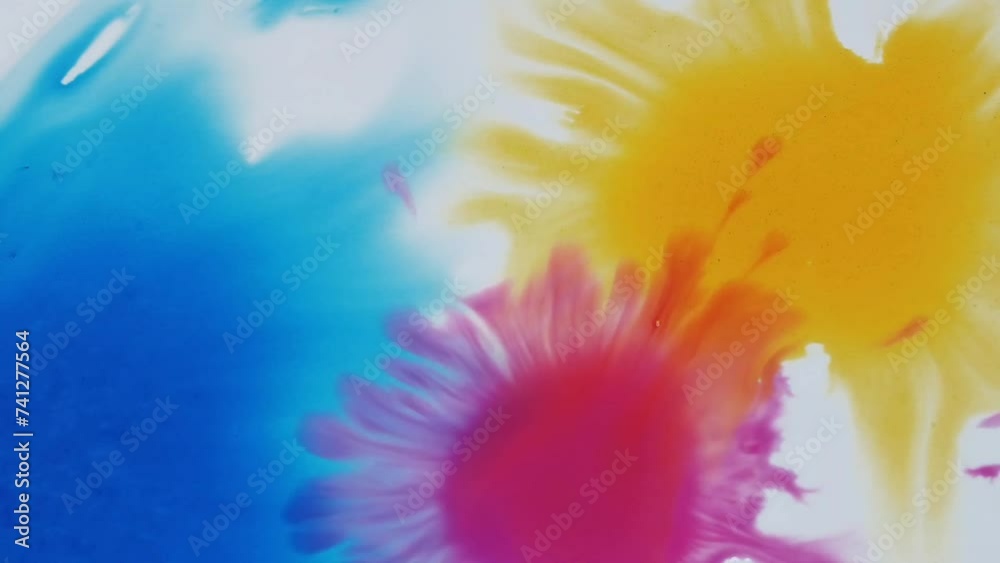 background blue,red&yellow watercolor. background blue,red&yellow watercolor.