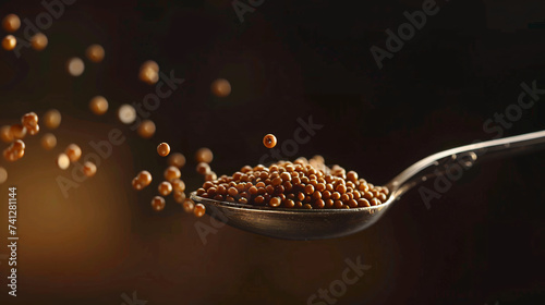 Brown mustard seeds