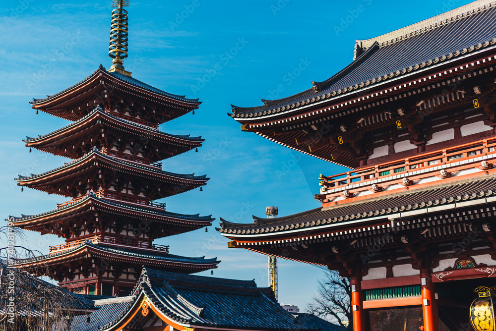 Senso-ji Temple, the oldest temple located in Tokyo Senso-ji Temple, the oldest temple located in Tokyo