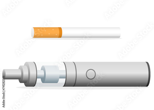 cigarettes isolated on white background