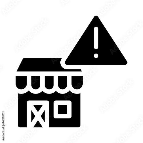 closed glyph icon