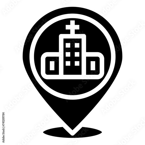 HOSPITAL,emergency,centre,pin,medical.svg