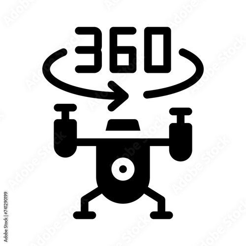 drone glyph icon