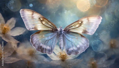 Enchanting Elegance: Beautiful Moth Background" © Sadaqat