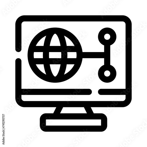 intranet line icon