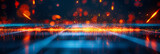 City Lights at Night, Abstract Urban Bokeh, Colorful Nightlife and Celebration Background Concept