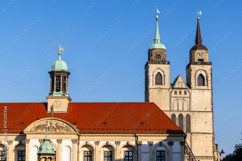 Fototapeta premium Bilder aus der Landeshauptstadt Magdeburg