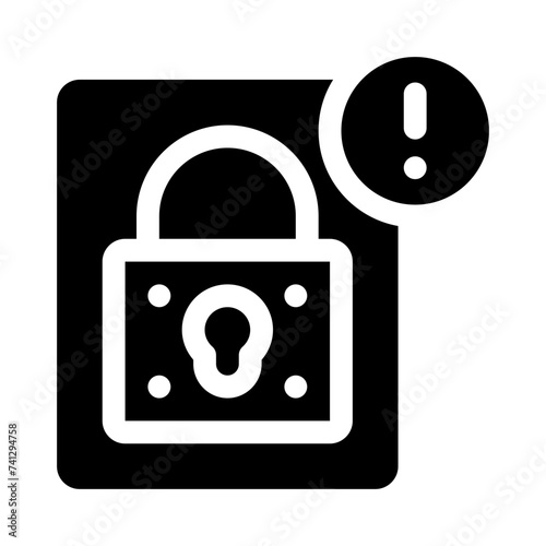blocking glyph icon