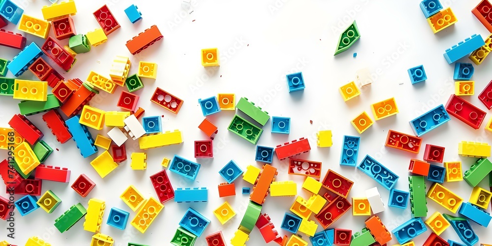Colorful Blocks Inviting Children’s Creativity