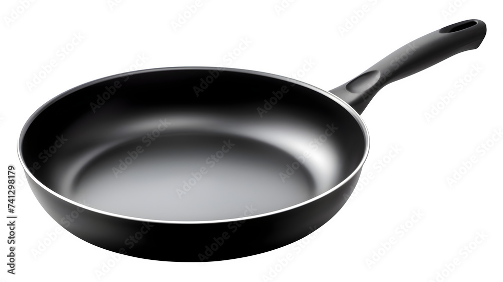 Frying Pan Placed on Transparent Background, Hand Edited Generative AI Frying Pan Placed on Transparent Background, Hand Edited Generative AI