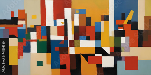 Art background, Suprematism...