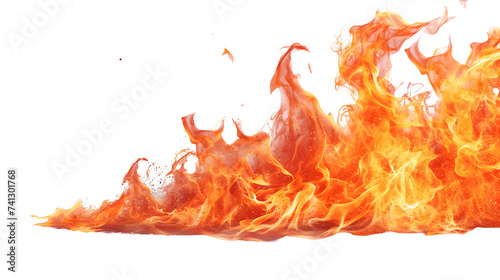 "Fire Placed on Transparent Background, Hand Edited Generative AI