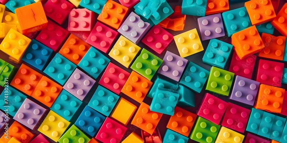 Playful Creativity with Colorful Blocks